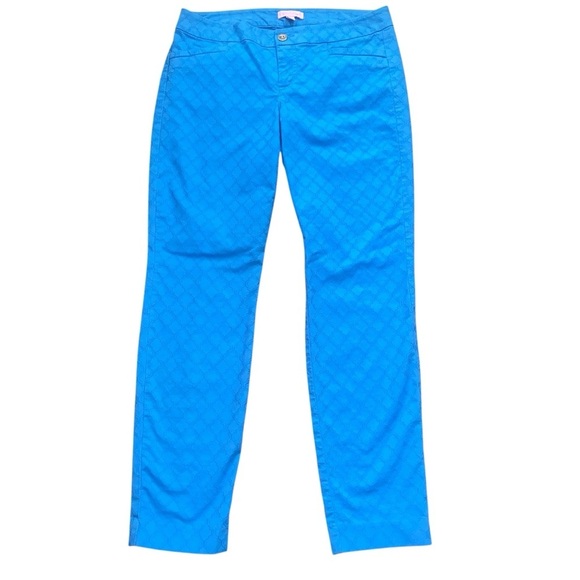 Lilly Pulitzer Blue Skinny Pants - Picture 2 of 9